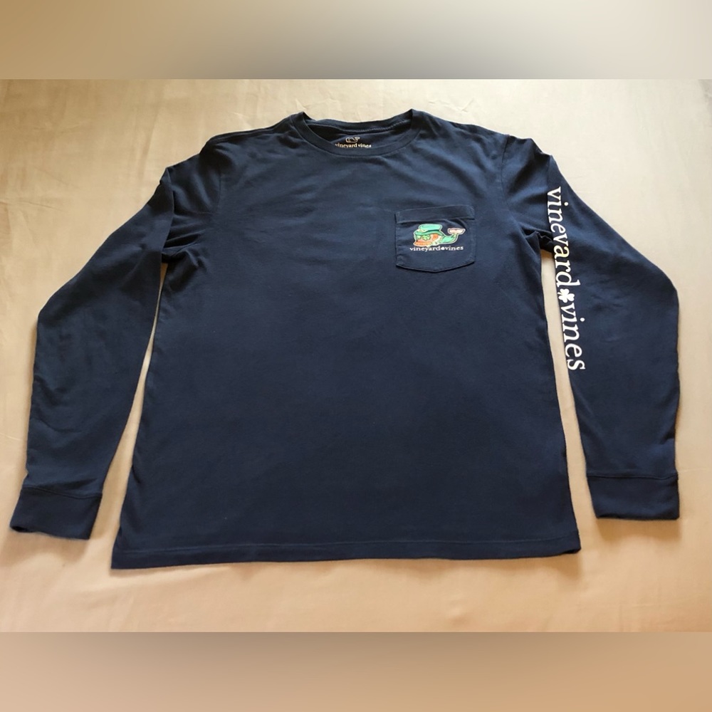 Vineyard Vines Men’s Long Sleeve Blue Shirt Size Small